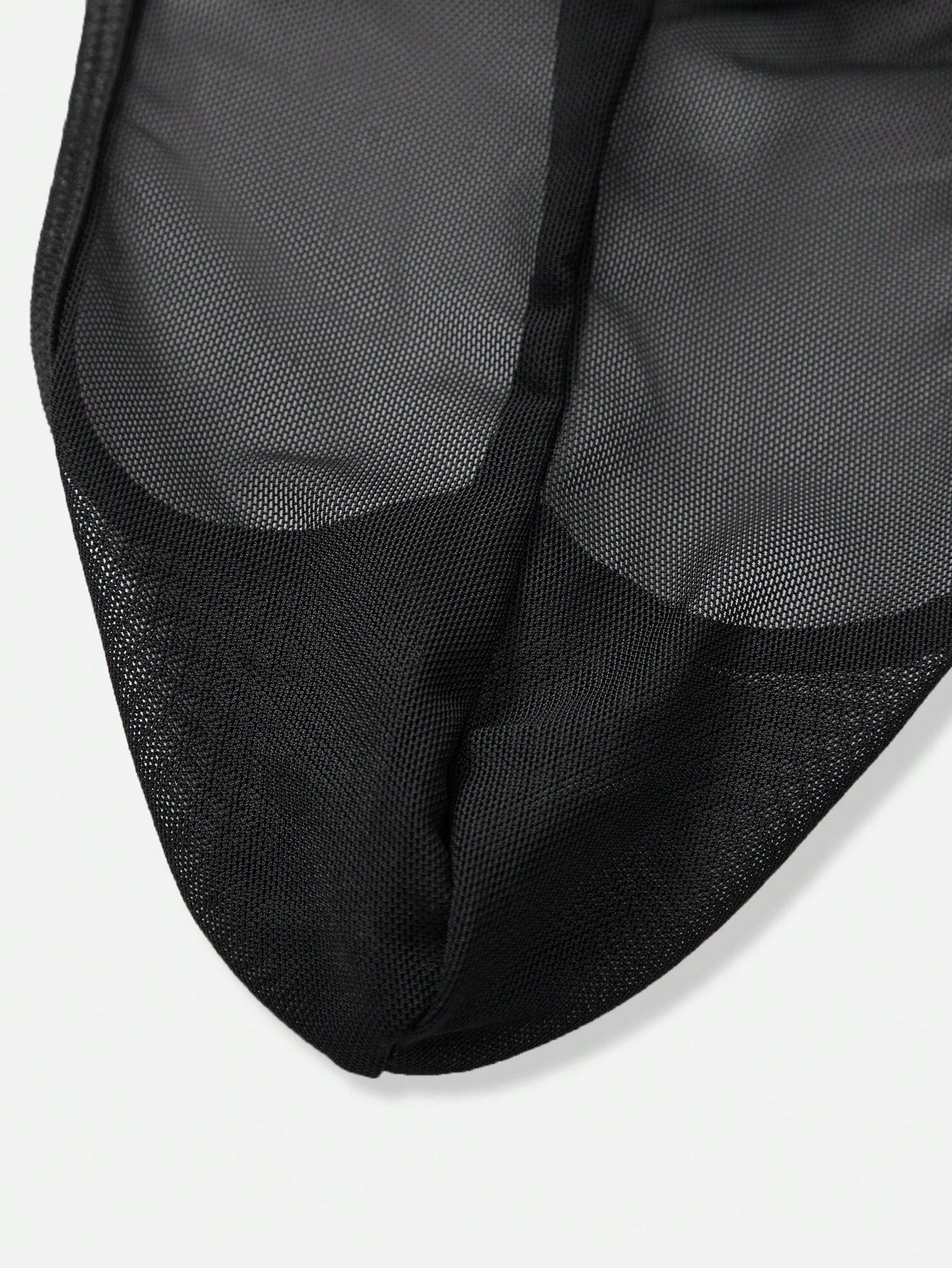 Men’s Black Casual Shorts With Waist Detail