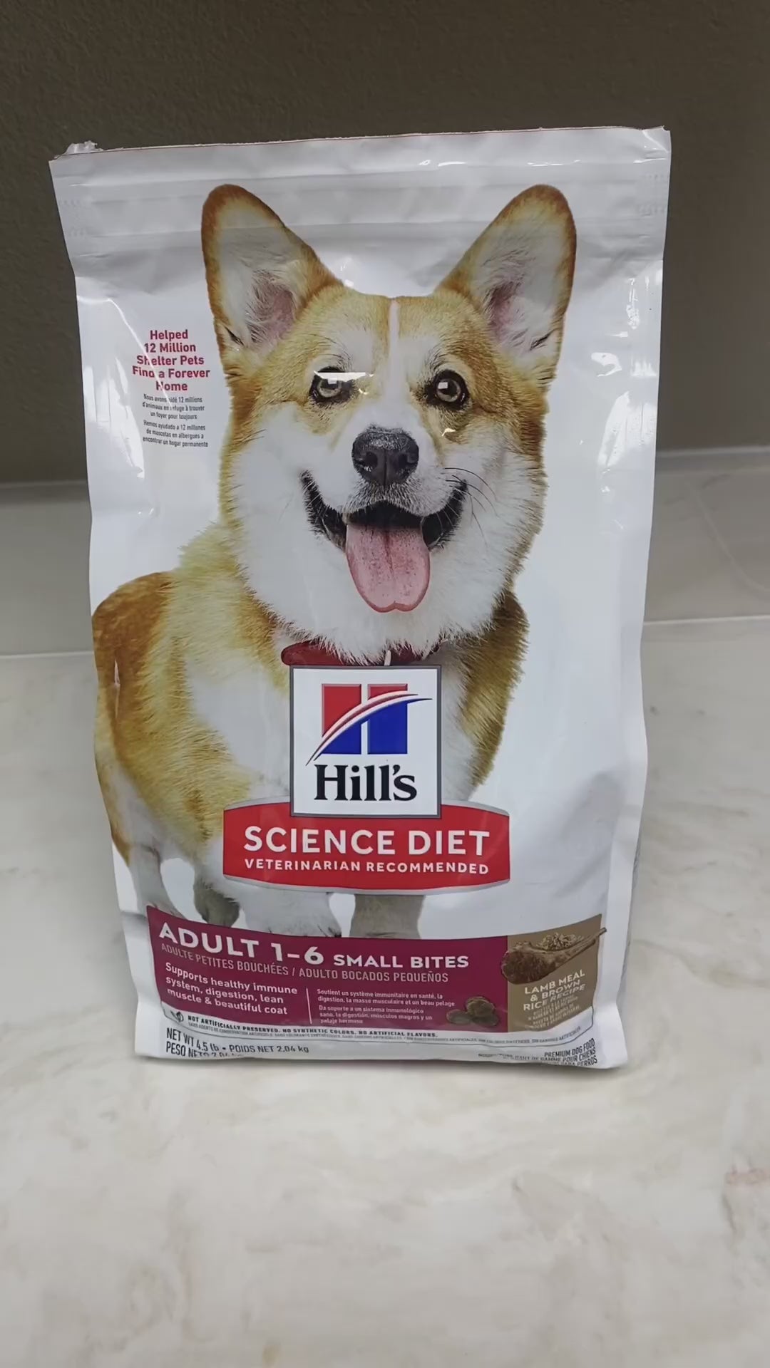 Hill's Science Diet Adult 1–6 Premium Nutrition Small Kibble Dry Dog Food, Chicken & Barley, 35 lb Bag