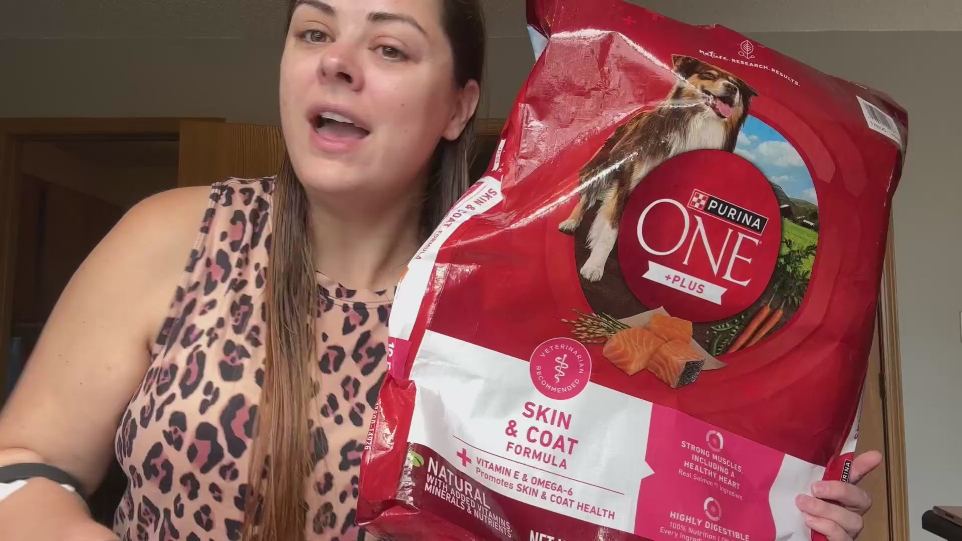 Purina ONE Plus Sensitive Stomach & Skin Dry Dog Food, Salmon – 31.1 lb Bag