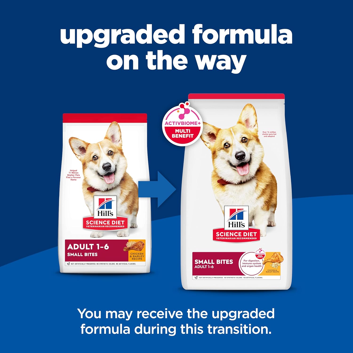 Hill's Science Diet Adult 1–6 Premium Nutrition Small Kibble Dry Dog Food, Chicken & Barley, 35 lb Bag