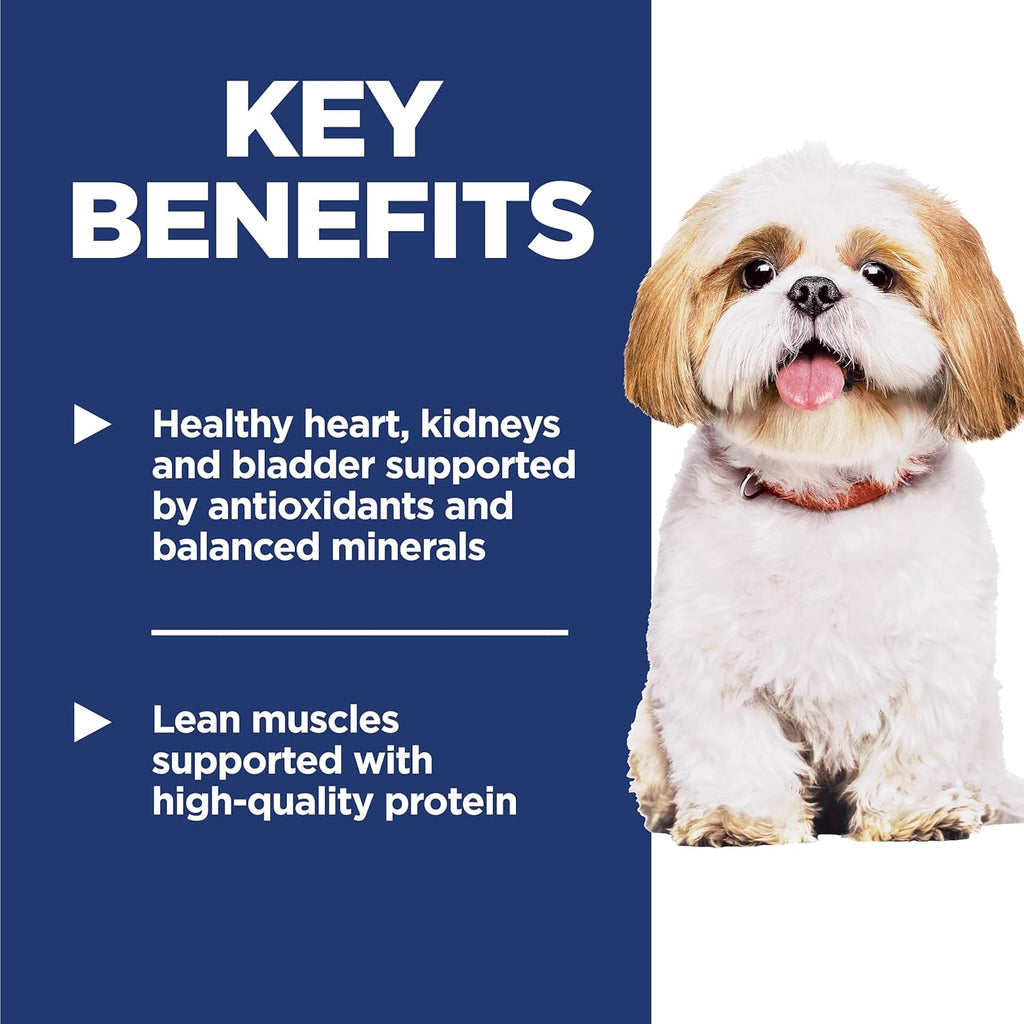 Hill’s Science Diet Senior 7+ Small Bites – Premium Nutrition, Chicken & Barley, 33 lb Bag