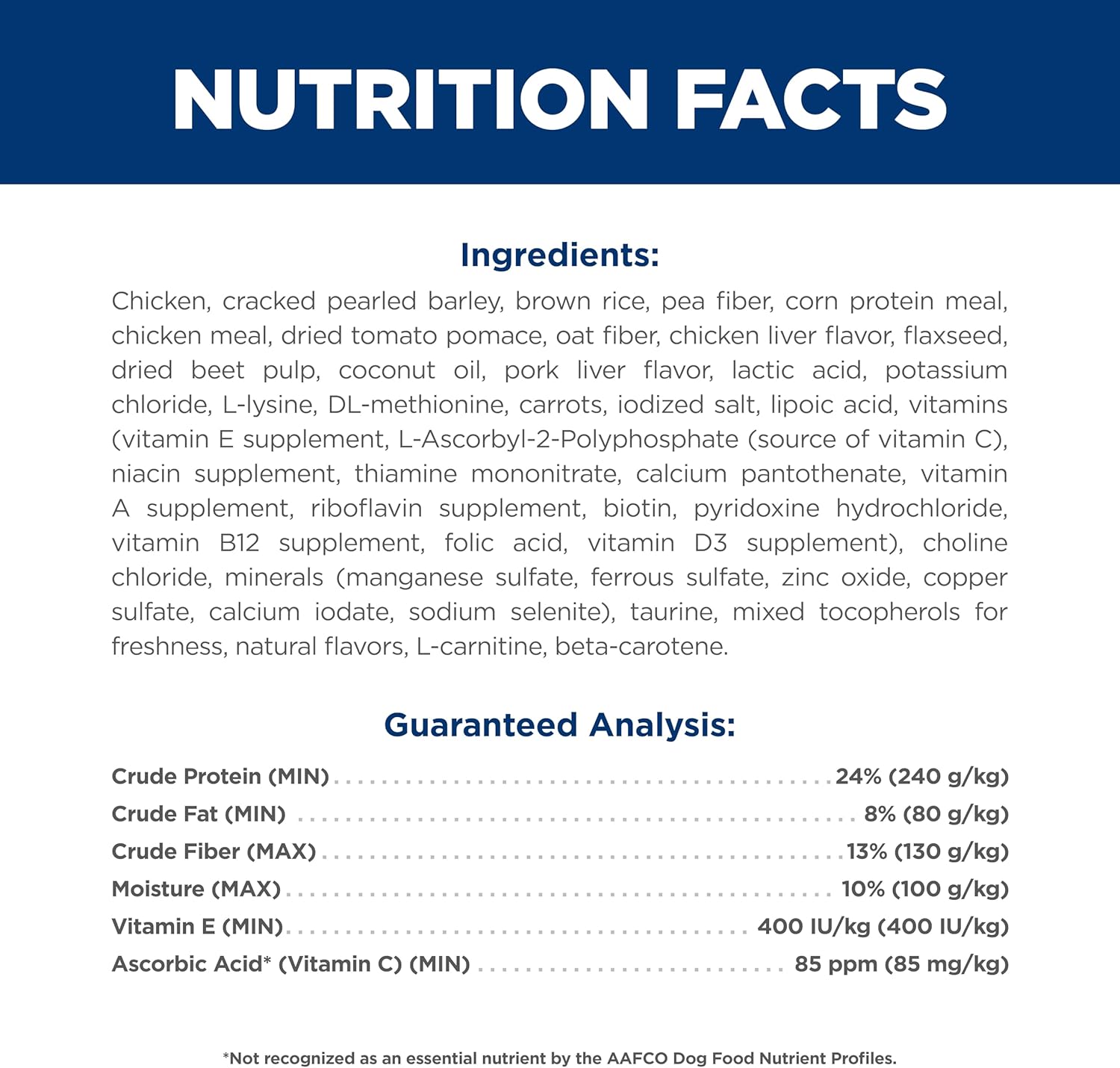 Hill's Science Diet Adult 1–6 Weight Management Dry Dog Food – Chicken & Brown Rice, 12 lb